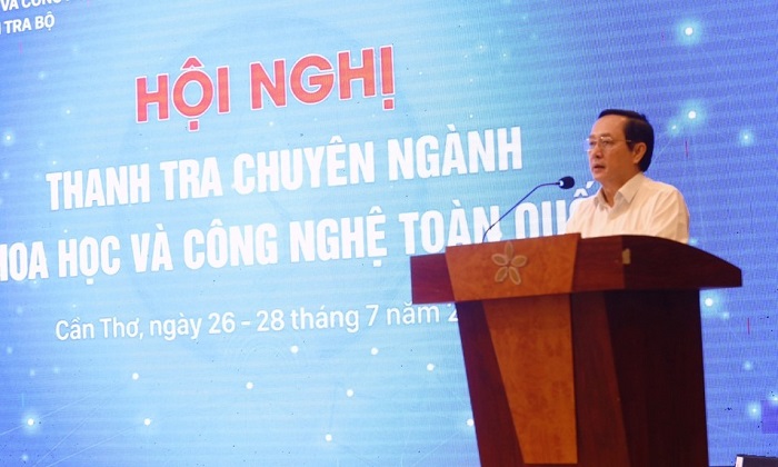 Bộ trưởng Bộ KH&CN Huỳnh Thành Đạt phát biểu tại Hội nghị.